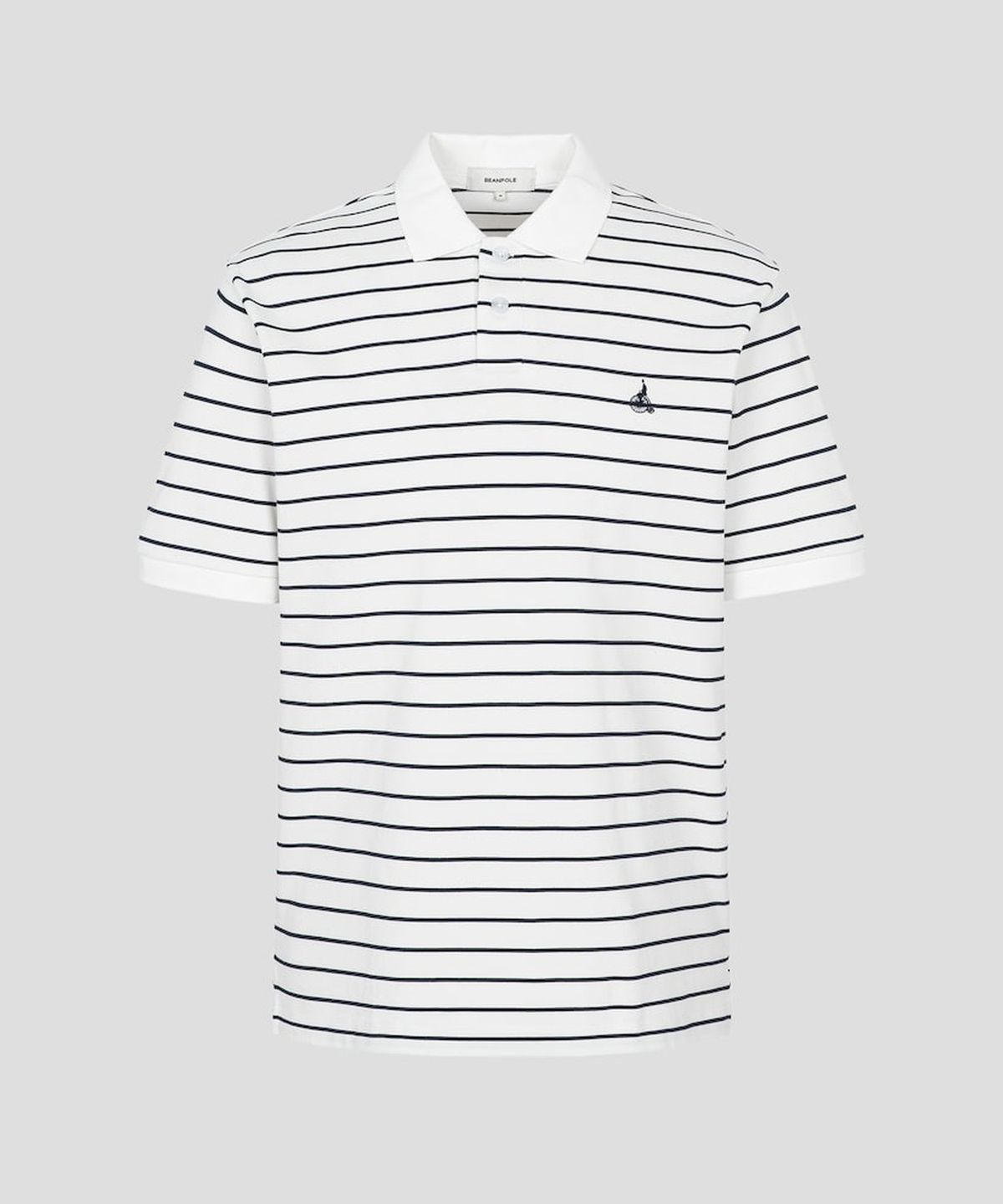 빈폴 멘(BEANPOLE MEN) 1도 스트라이프 클래식 칼라넥 티셔츠  아이보리