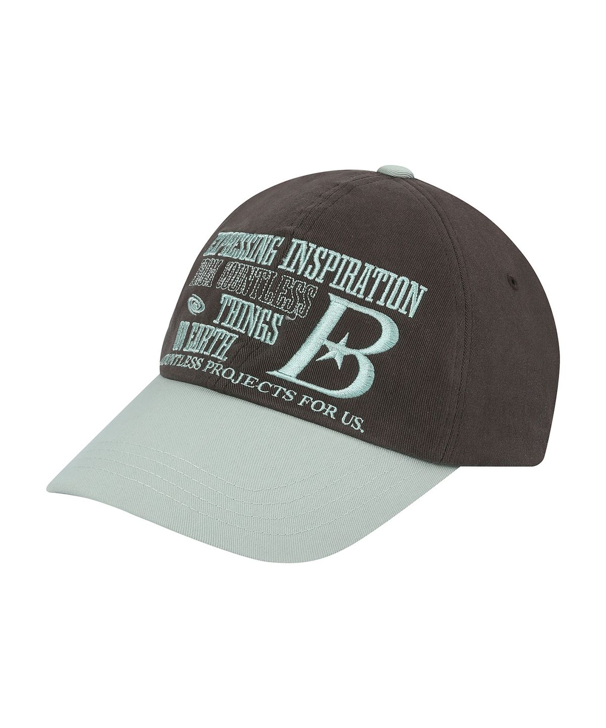 바우프(BAUF) B LOGO 볼캡 [민트 브라운]
