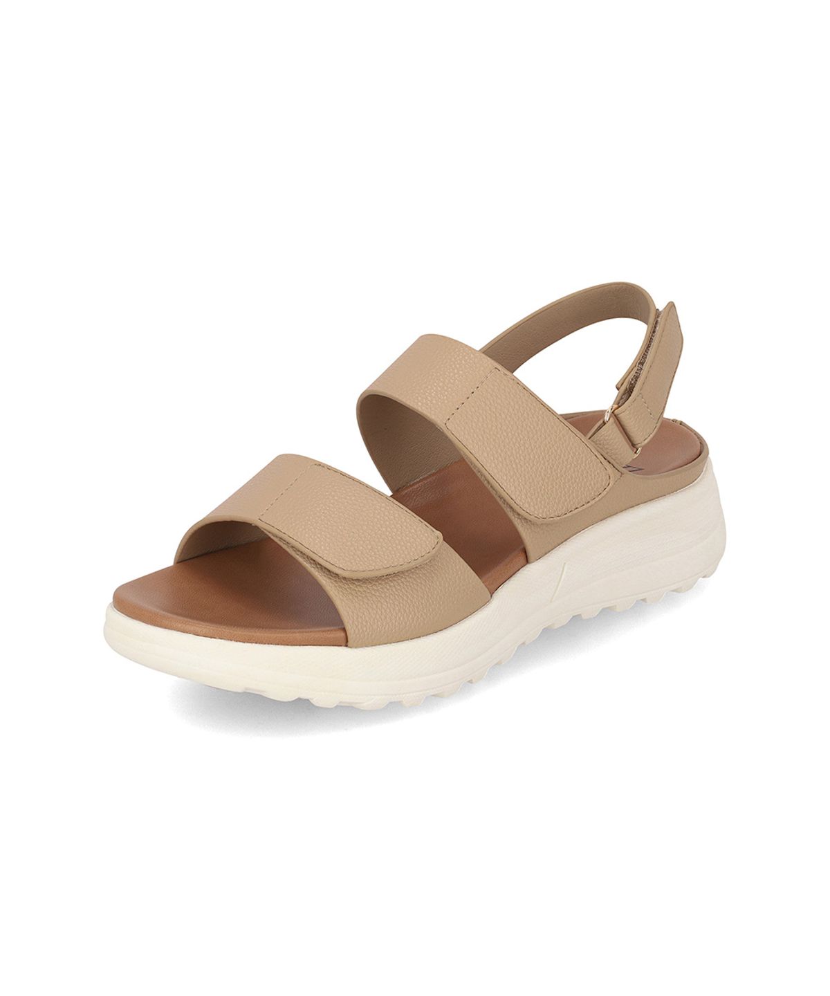 엘칸토(ELCANTO) 마쯔 여성 벨크로 투밴드 컴포트 샌들 4cm LCWW47M626