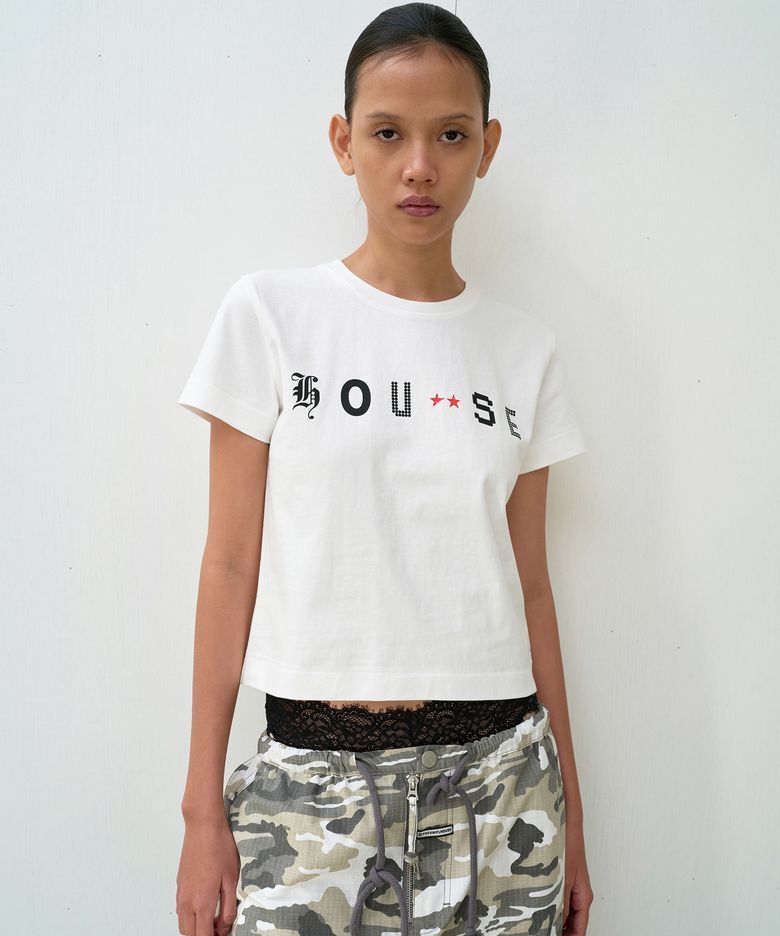 FONT-HOUSE TEE WHITE