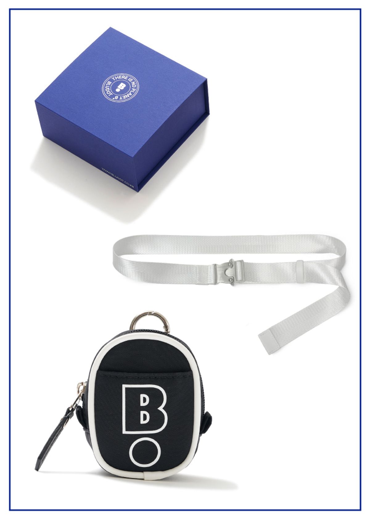 블루닷(BLUDOT) 볼케이스 + 웨빙벨트 세트_BW