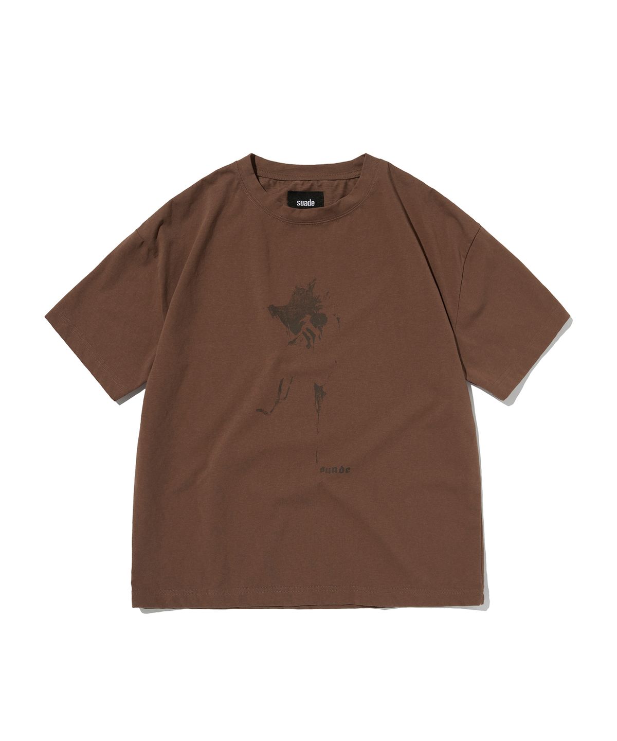 스웨이드(SUADE) SILHOUETTE TEE [MOCHA BROWN]