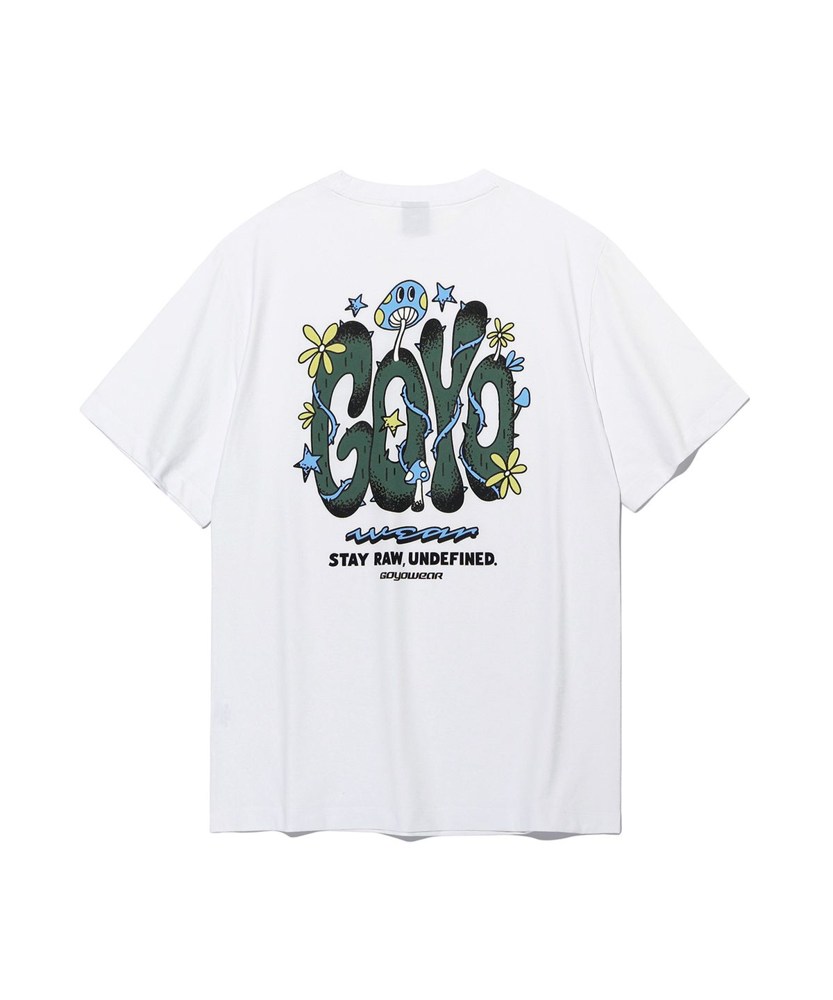 고요웨어(GOYOWEAR) 캑터스 숏 슬리브 (화이트)