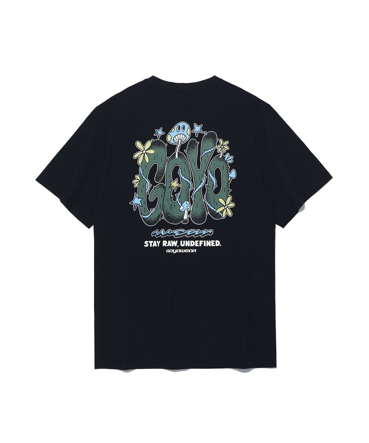 고요웨어(GOYOWEAR) 캑터스 숏 슬리브 (블랙)