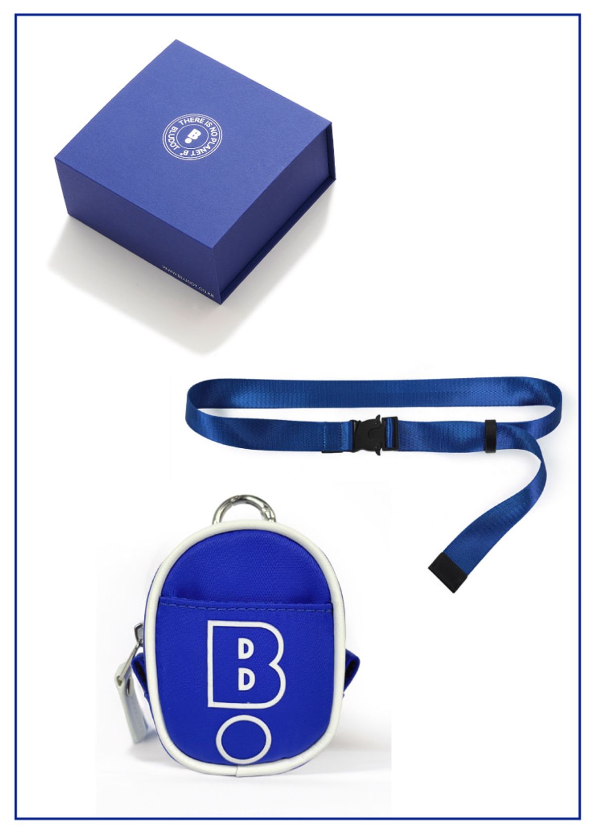블루닷(BLUDOT) 볼케이스 + 웨빙벨트 세트_BL
