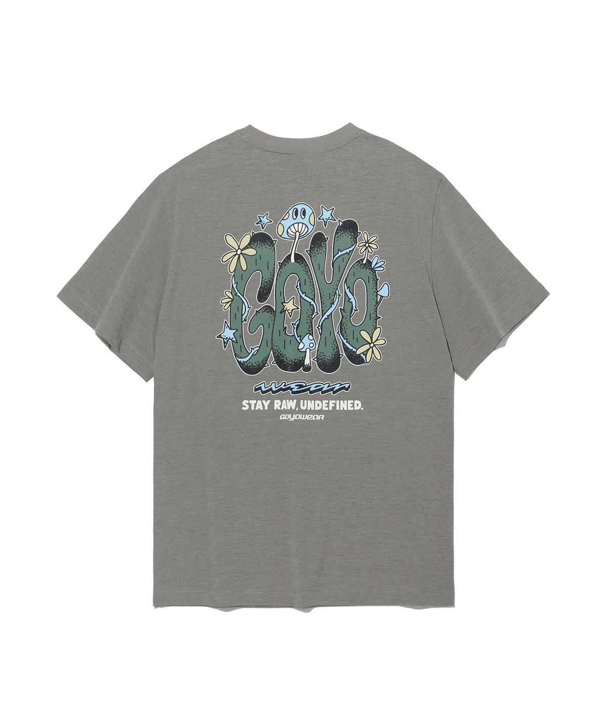 고요웨어(GOYOWEAR) 캑터스 숏 슬리브 (애쉬 그레이)