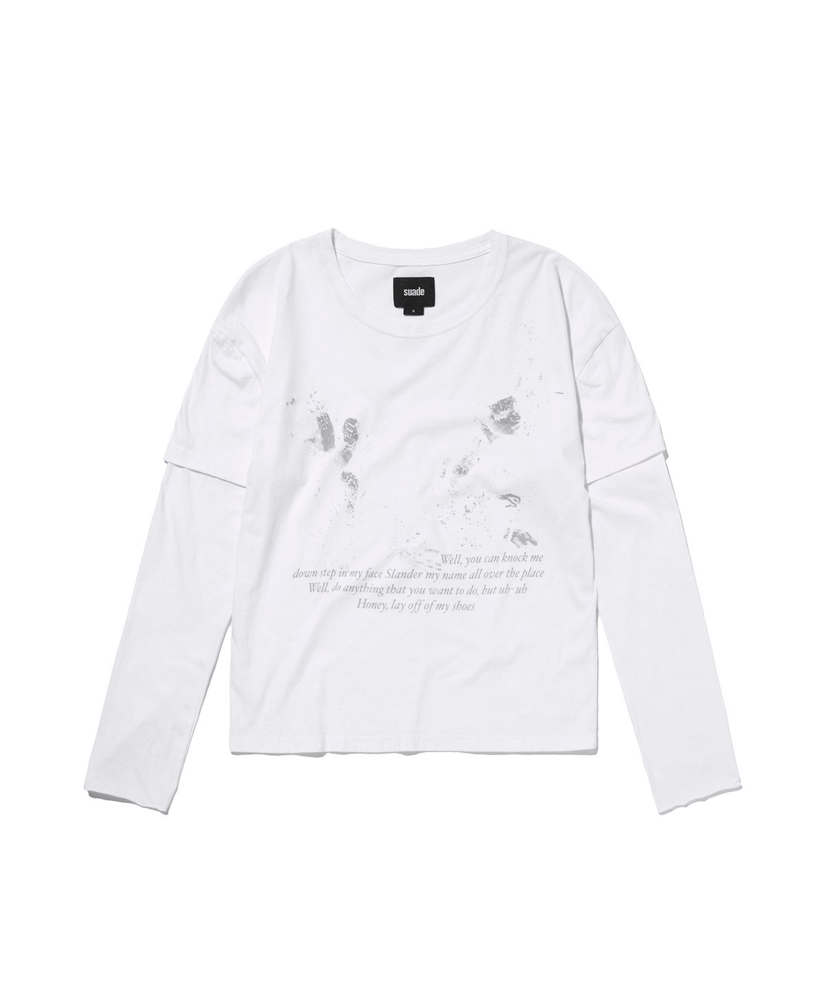 스웨이드(SUADE) LAYERED LONG SLEEVE [WHITE]