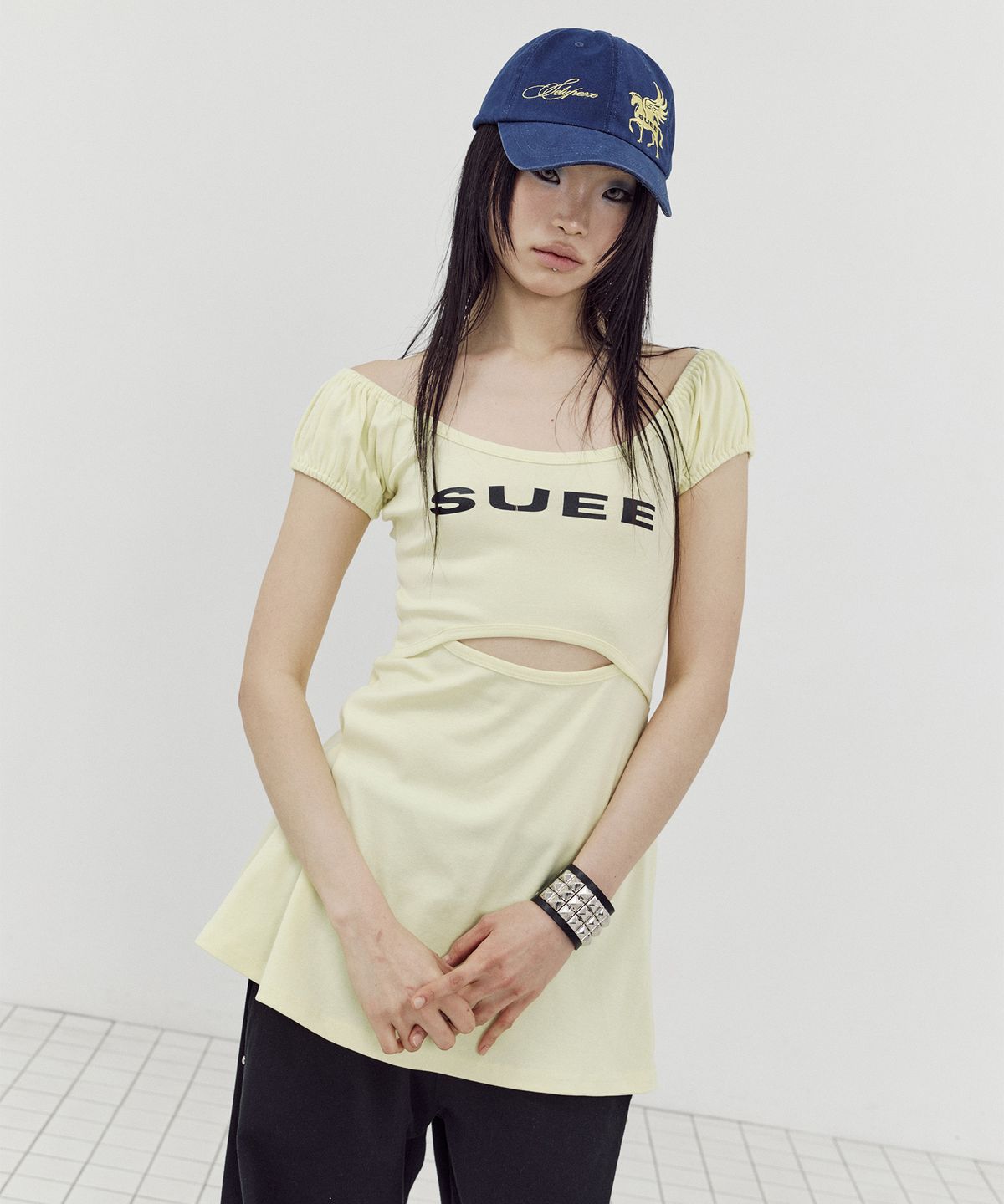 셋업이엑스이(SETUP-EXE) LOGO SLIT OPS / YELLOW