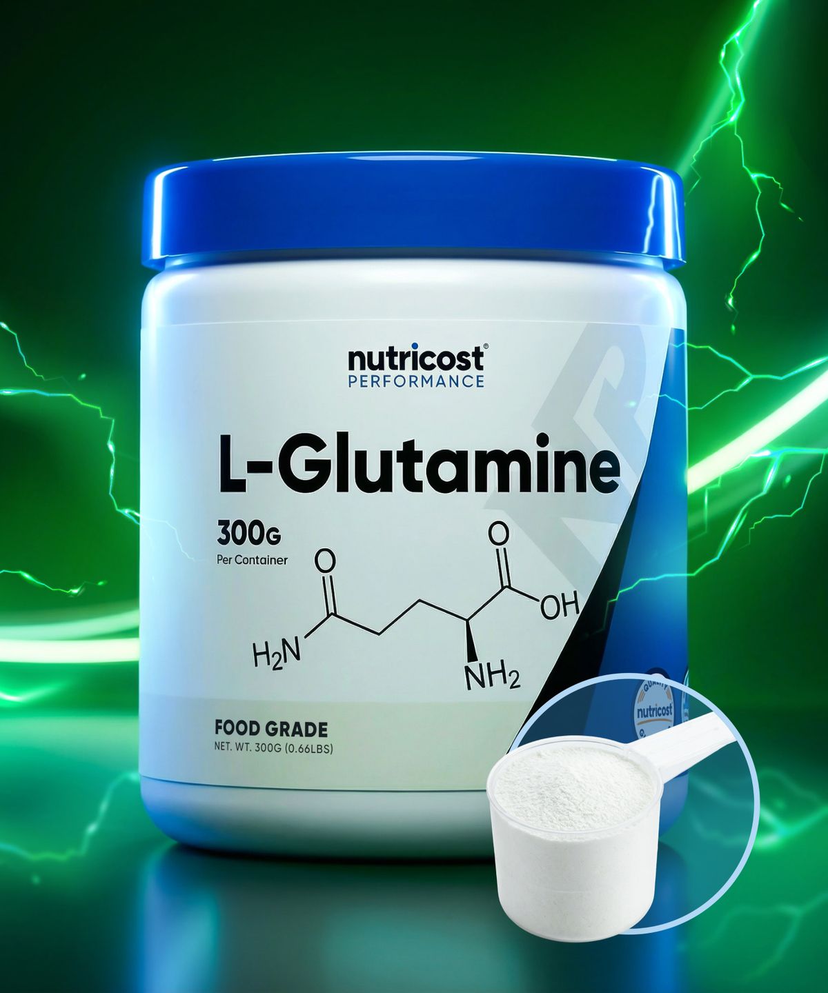뉴트리코스트(NUTRICOST) L 글루타민 300g