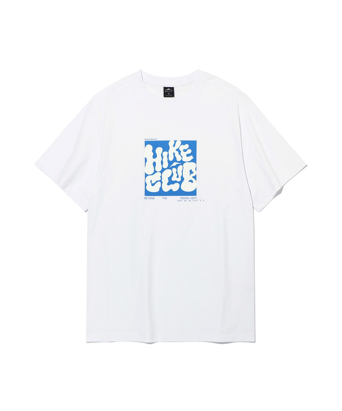 고요웨어(GOYOWEAR) 하이크 클럽 숏 슬리브 (화이트)