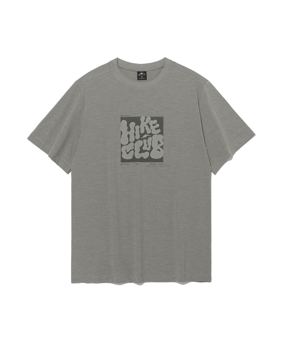 고요웨어(GOYOWEAR) 하이크 클럽 숏 슬리브 (애쉬 그레이)