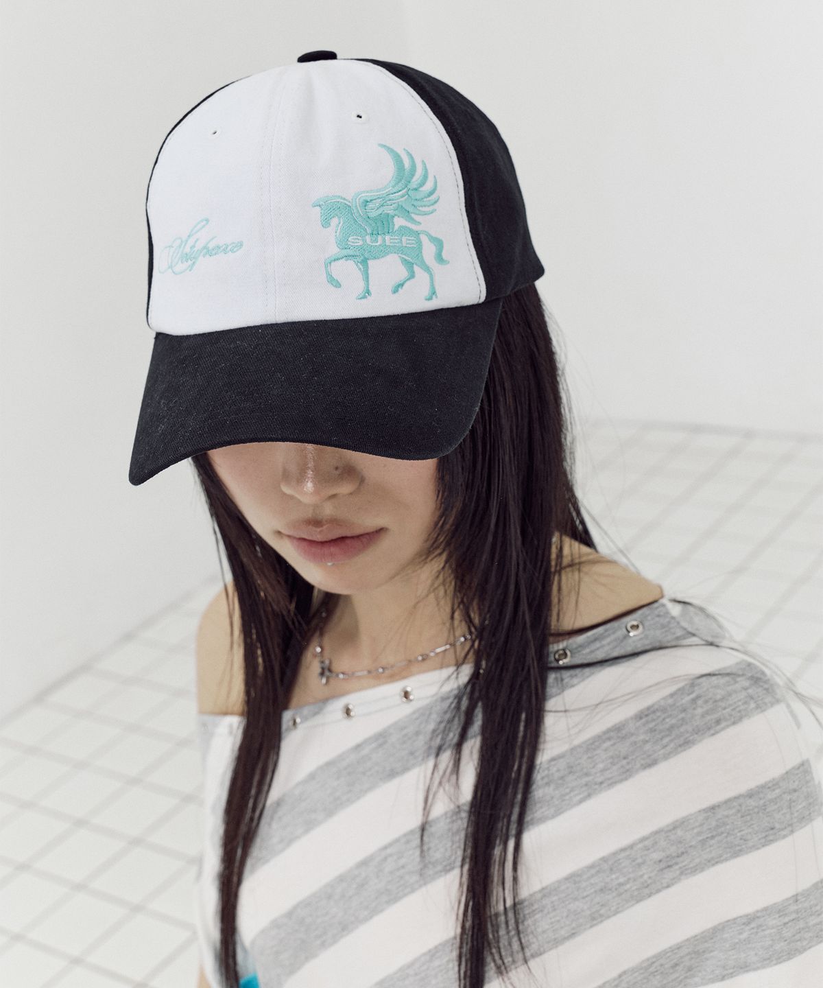 셋업이엑스이(SETUP-EXE) PEGASUS BALL CAP / MINT