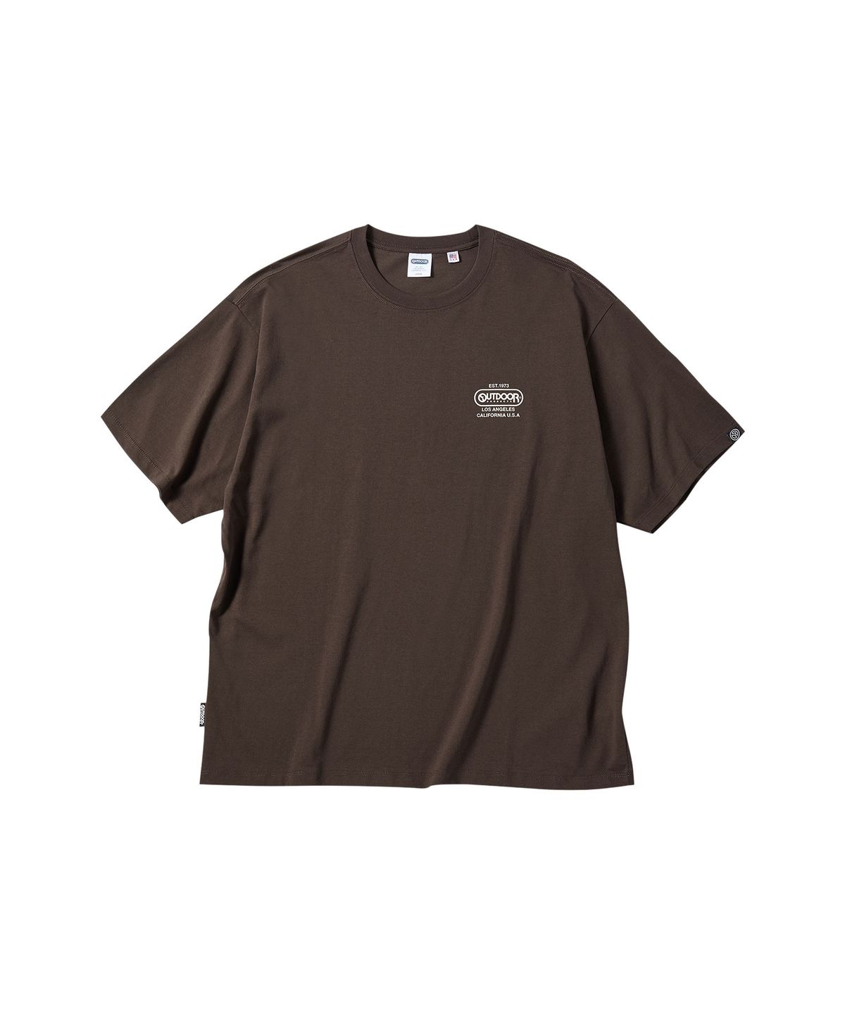 아웃도어 프로덕츠(OUTDOOR PRODUCTS) 버드 마크 티셔츠 (브라운)