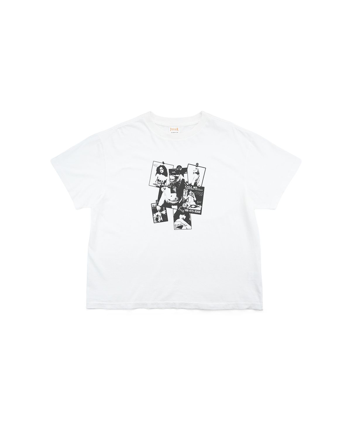 피오에스알(POSR) LOCKER TEE / WHITE