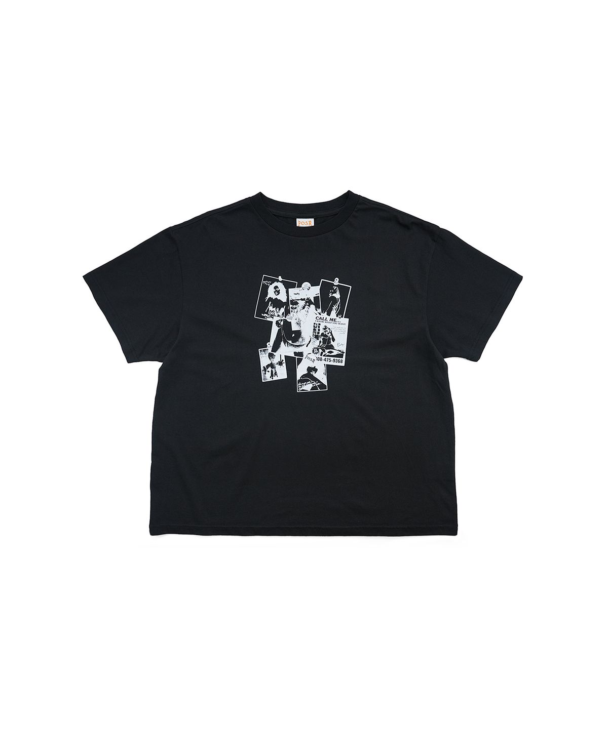 피오에스알(POSR) LOCKER TEE / BLACK