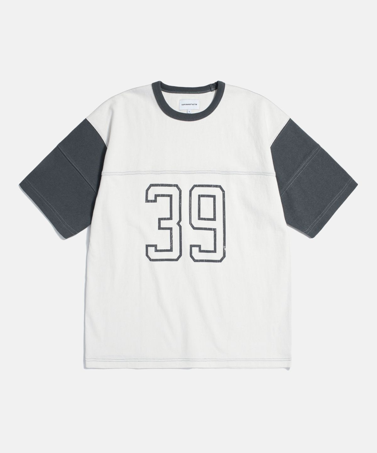 에스피오나지(ESPIONAGE) 39 Football Tee Off White