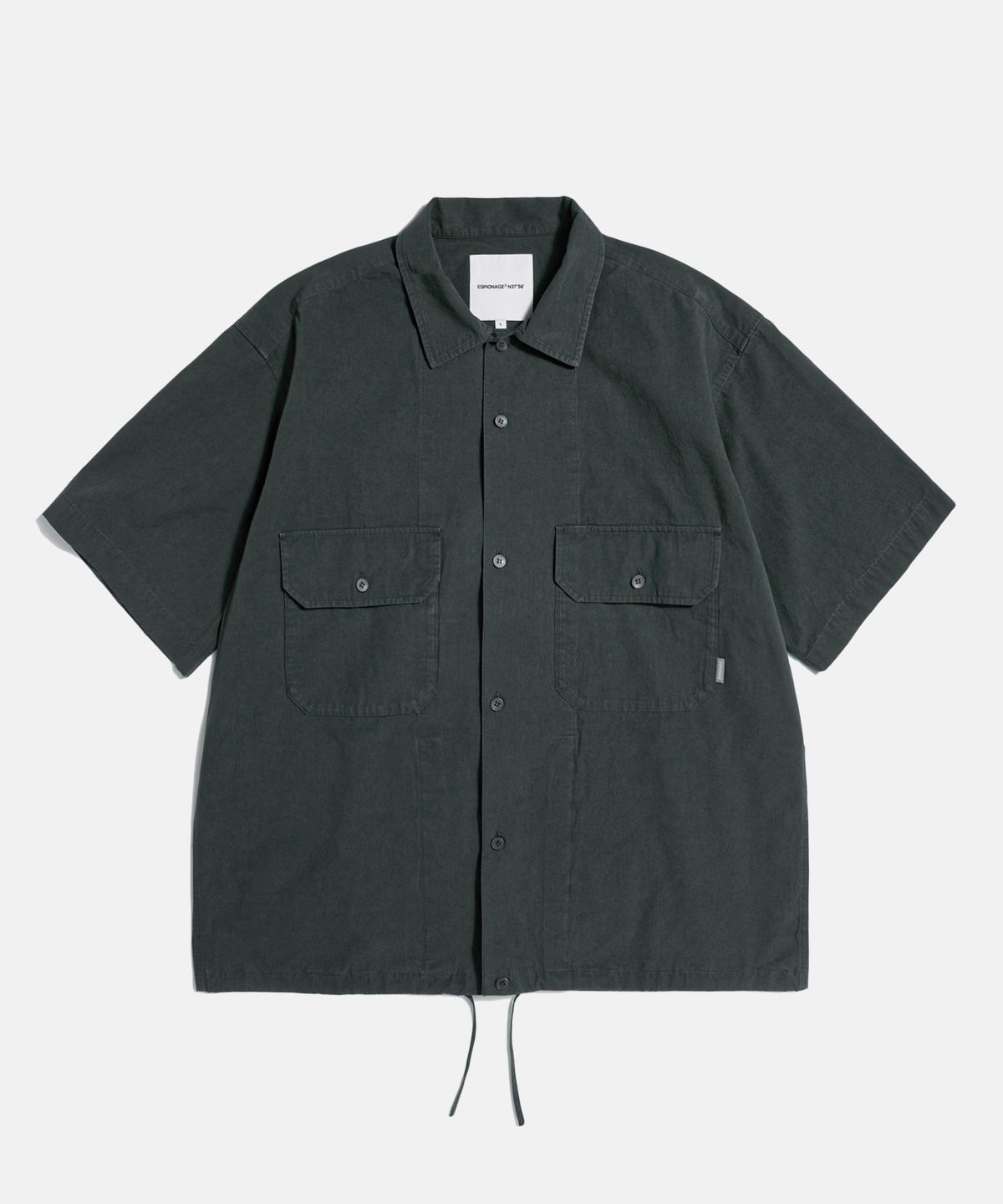 에스피오나지(ESPIONAGE) Vintage Cotton Work Shirt Jacket Charcoal
