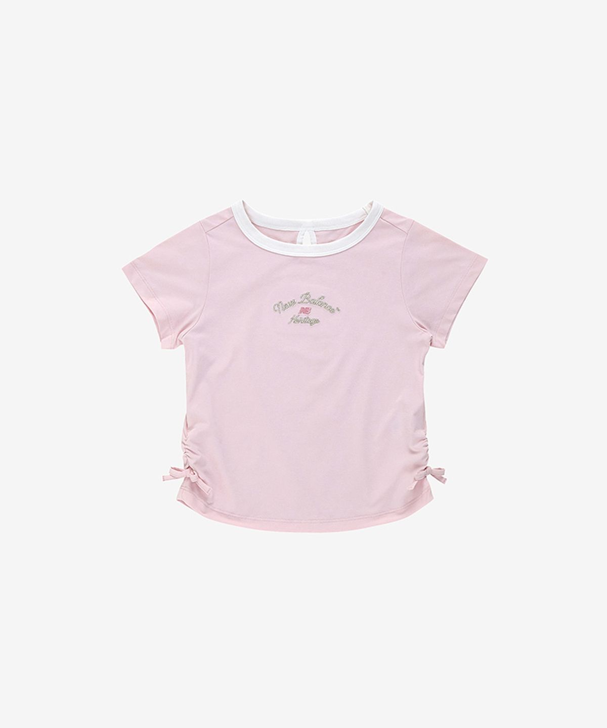 뉴발란스 키즈(NEWBALANCEKIDS) NBgC Cherry Blossom_보트넥 반팔티 아동 티셔츠 NK9EG2773G25