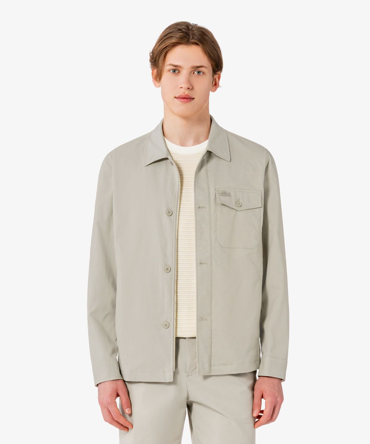 라코스테(LACOSTE) 남성 추연사 스냅 자켓 BH315E-56G 02S