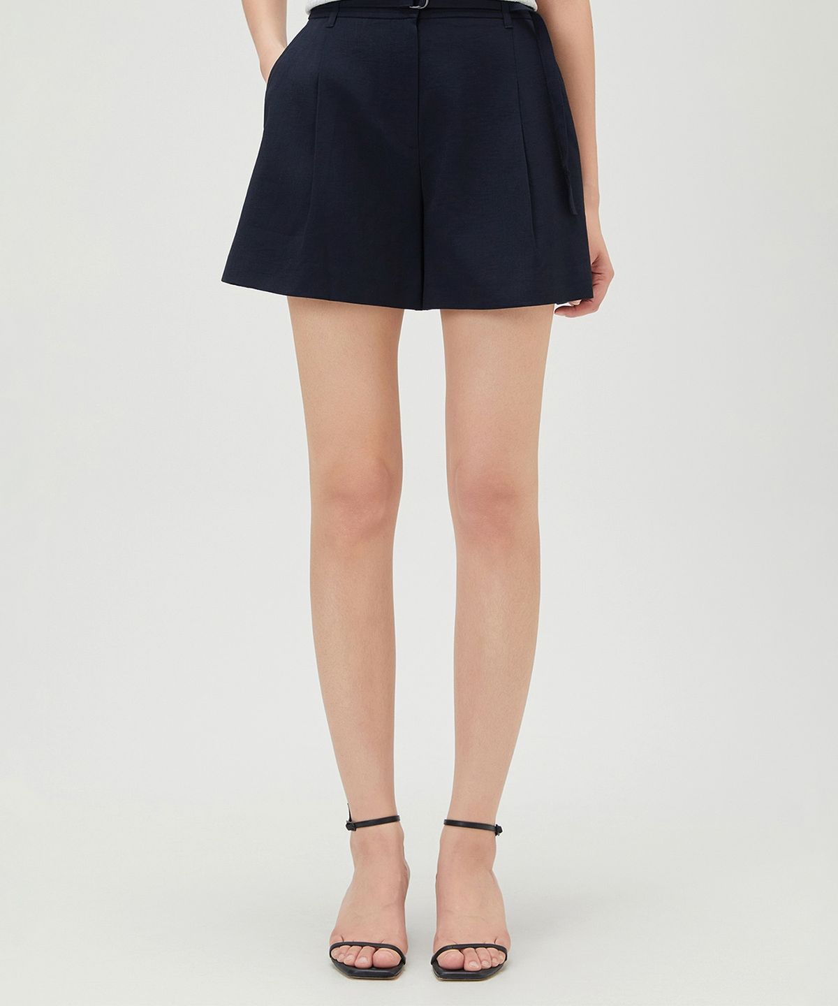 미쏘(MIXXO) 린넨 블렌디드 쇼츠_MIWTHG603B