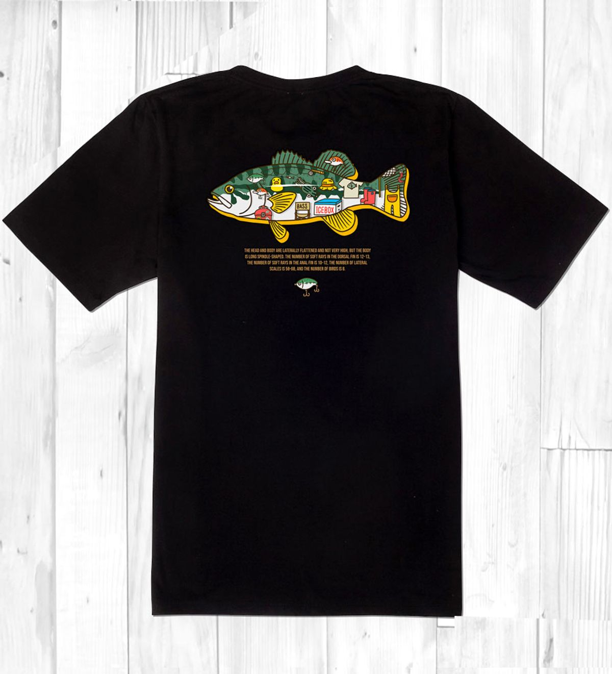 돌돌(DOLDOL) FICO-tshirts-AEROCOOL-68 큰입 배스 낚시 피코앵글러 에어로쿨 기능성 티셔츠 반팔티