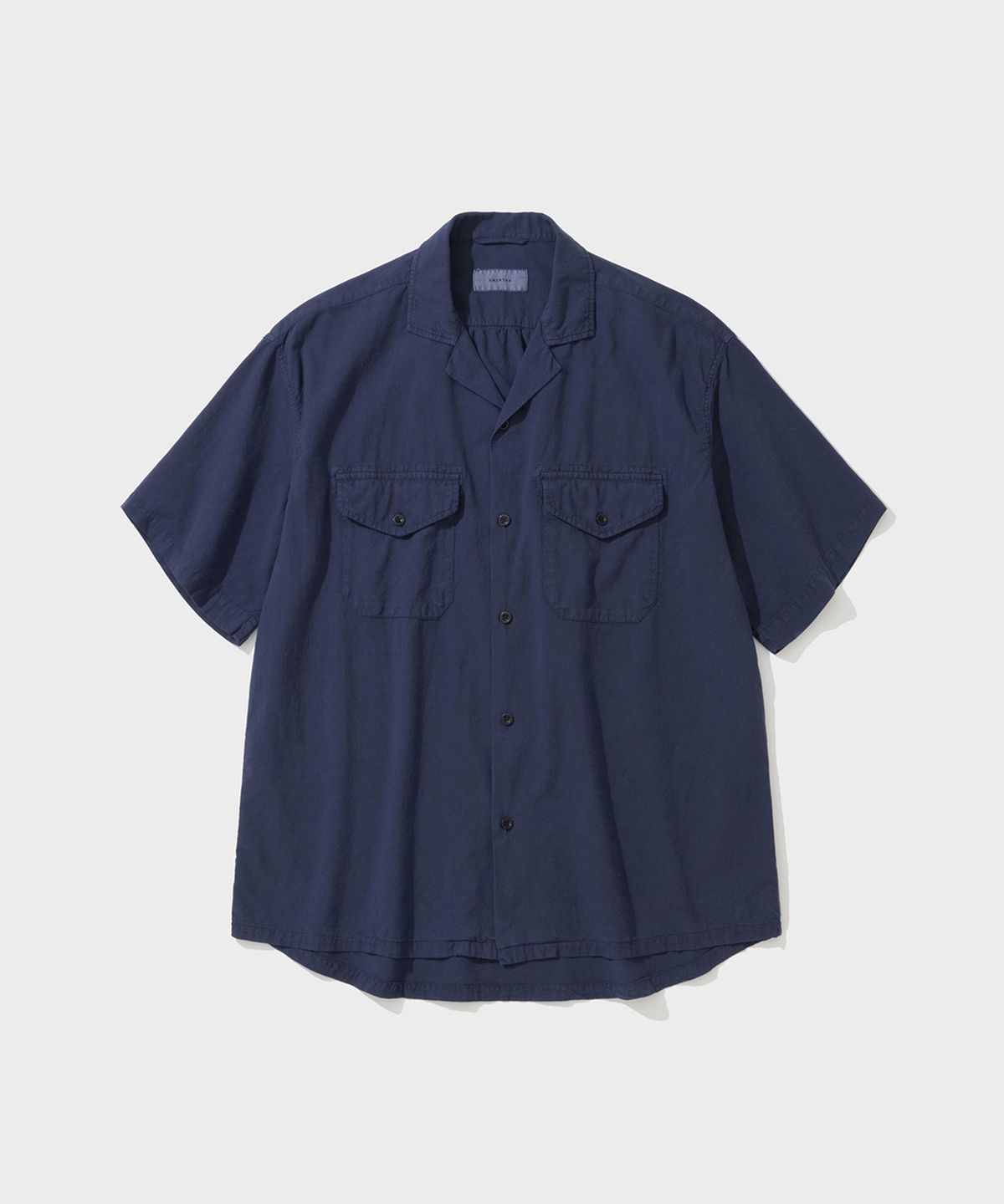 셔터(SHIRTER) GARMENT DYED RELAXED SHIRT (INDIGO BLUE)