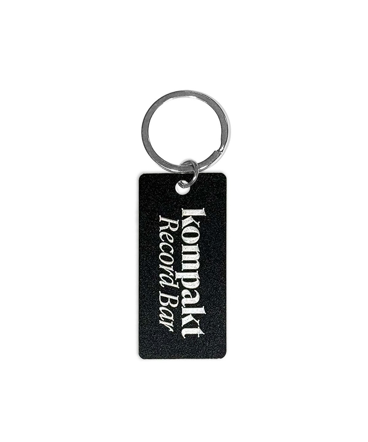 콤팩트 레코드 바(KOMPAKT RECORD BAR) KRB Metal Tag Keyring - Black