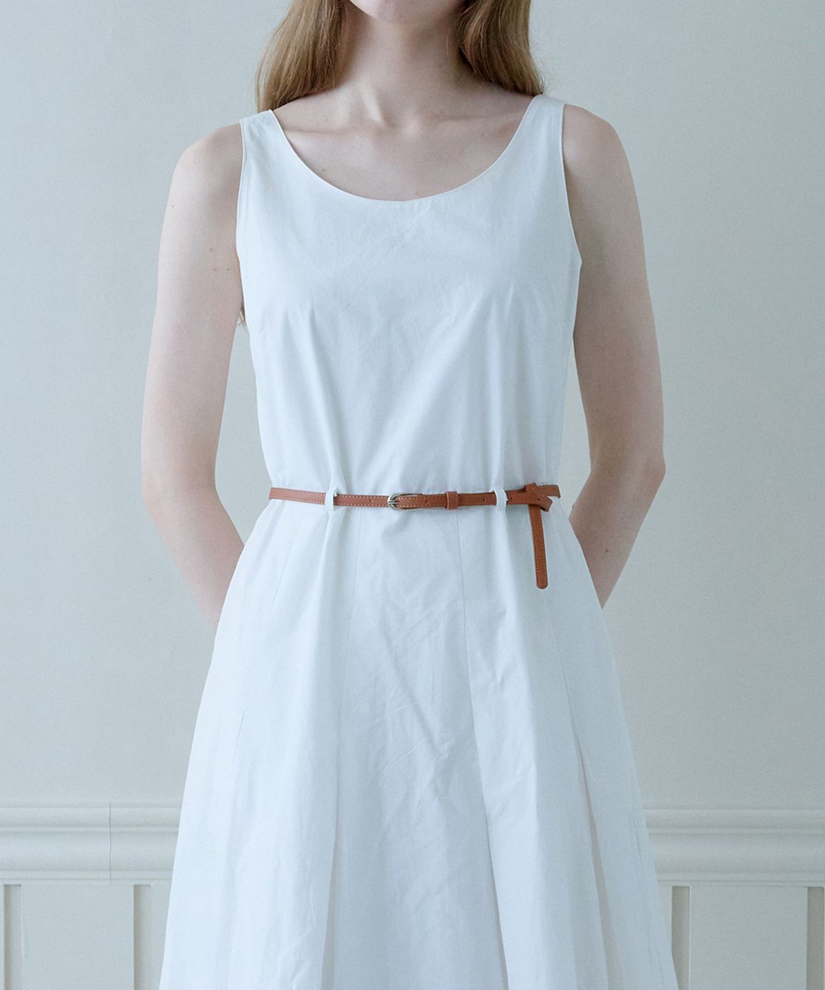 힐리오트(HEALIOTE) SIMPLE SLIM BELT_CAMEL