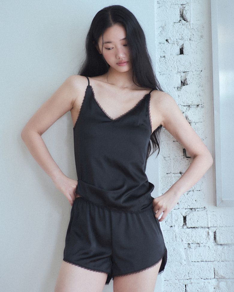 올 프리 캐미솔 파자마 SET - 2Colors