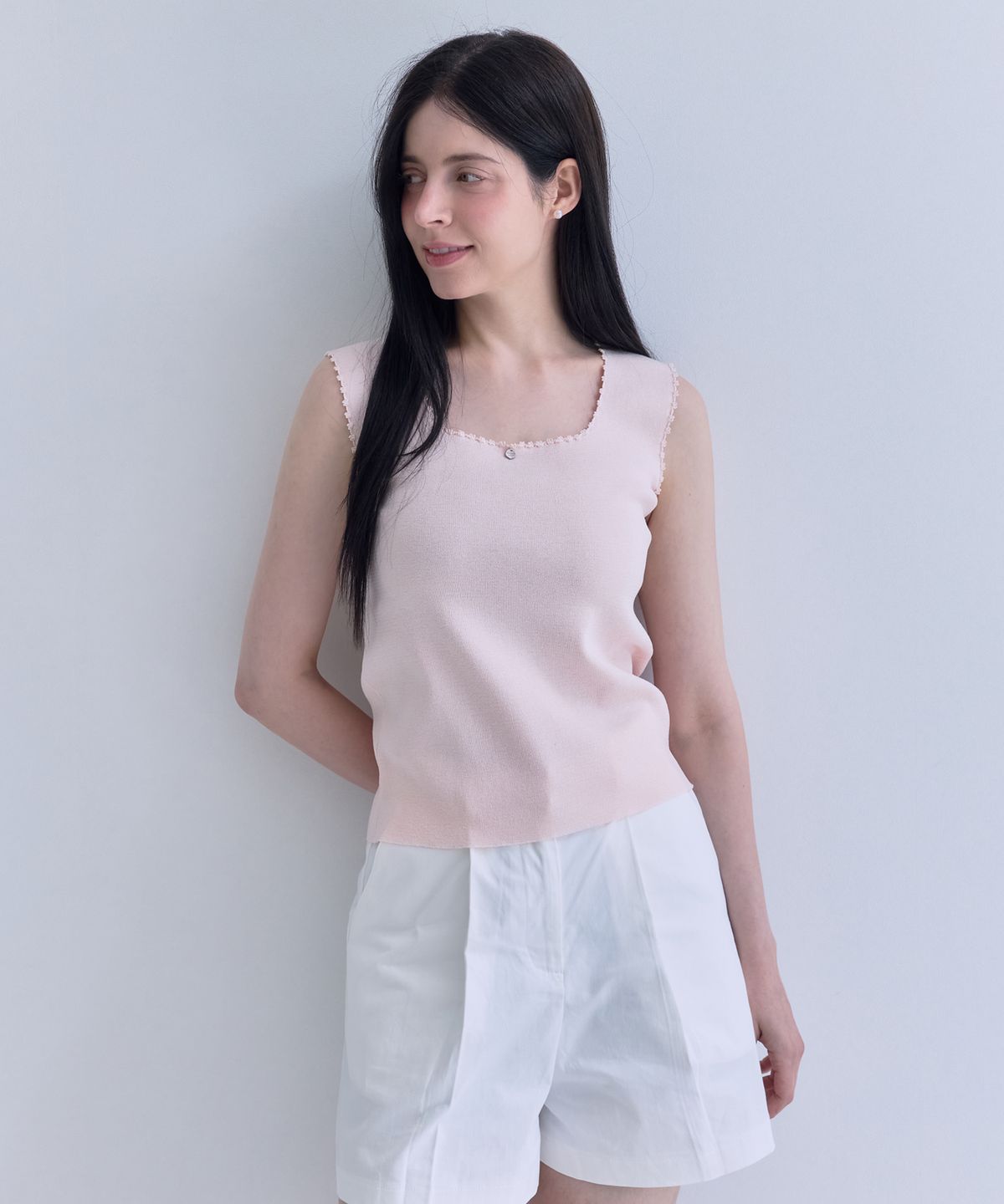 메종르하르(MAISONLEHAR) 투게더스퀘어넥나시니트 4color