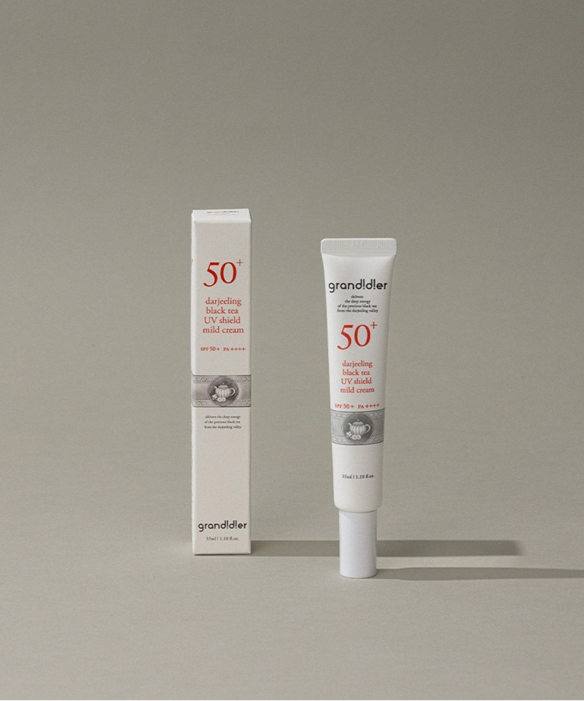 그란디디에(GRANDIDIER) 다즐링 블랙티 마일드 선크림 SPF50+ PA++++