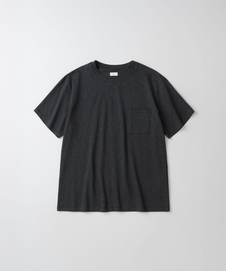 Vintage Stripe S/S Pocket Tee (Black Stripe)