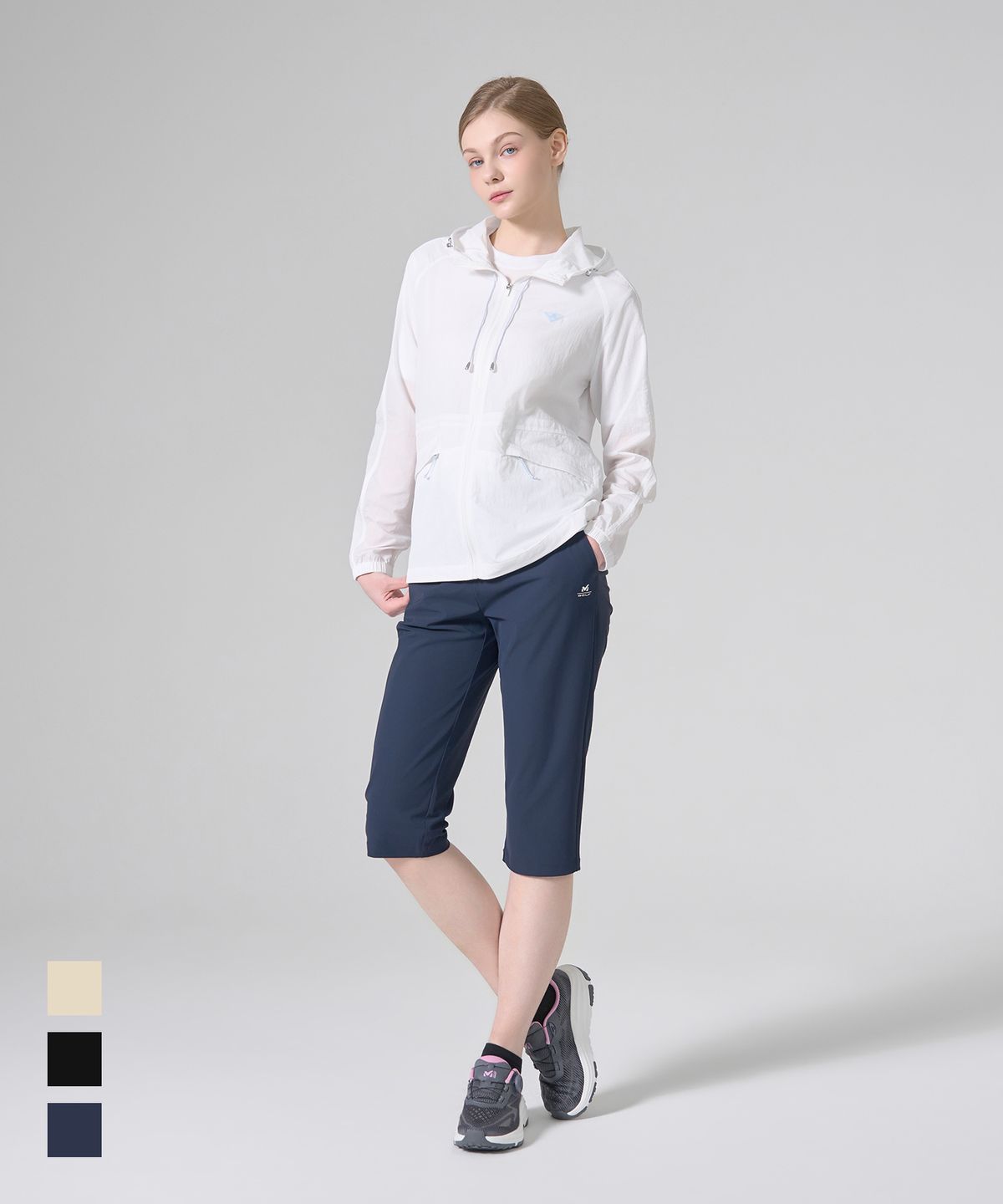 밀레골프(MILLET GOLF) 트리코트 7부팬츠 여성 3color