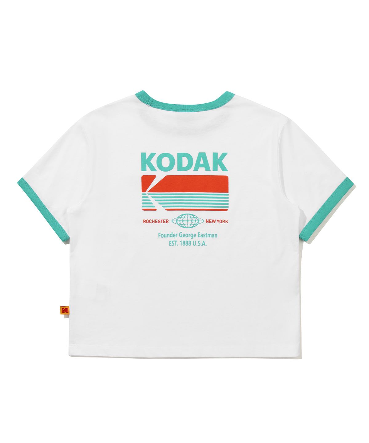코닥(KODAK) 브리즈팝 빅그래픽 반팔 티셔츠 우먼 WHITE
