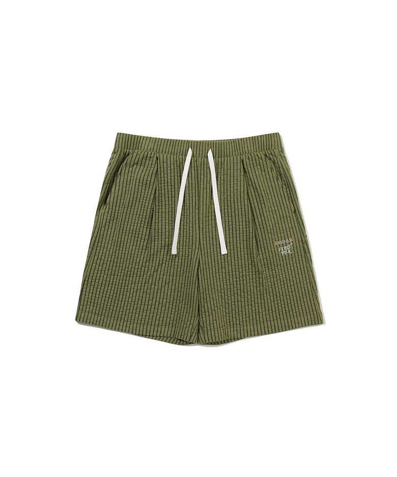 씨네라운지 시어서커 4부 반바지 KHAKI