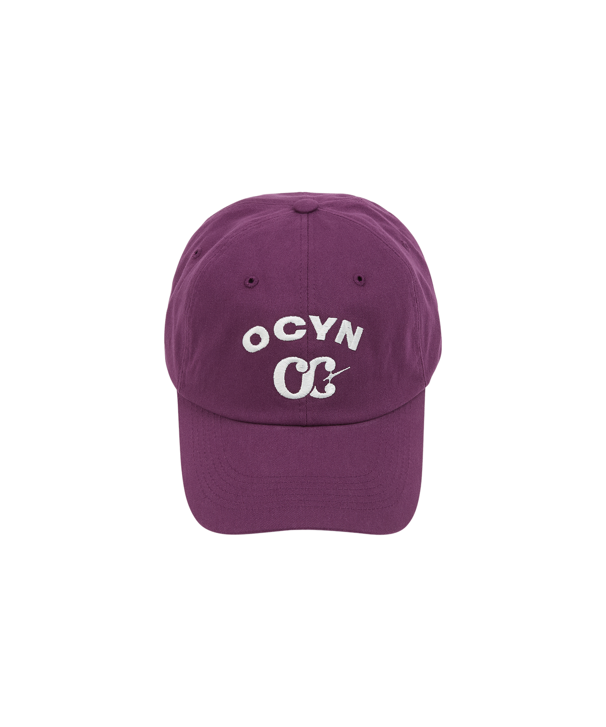 오브콜스와이낫(OFCOURSEWHYNOT) OCYN BASIC 6 PANNEL CAP PURPLE