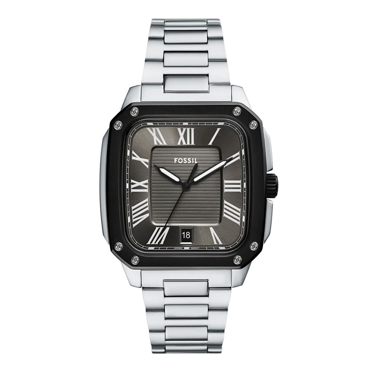 파슬(FOSSIL) FS6122 (Crosby) 크로스비 스퀘어 남성 메탈시계