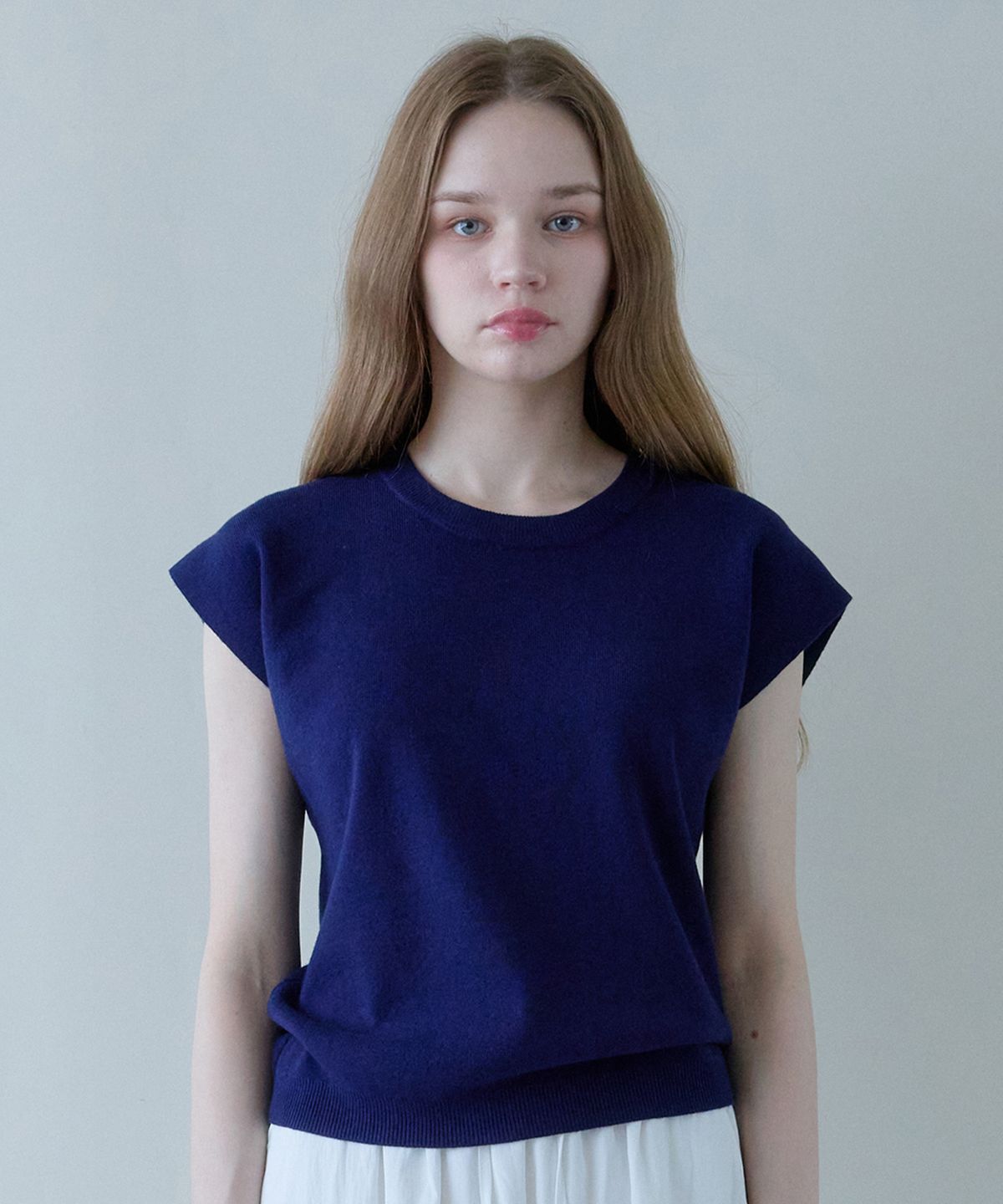 힐리오트(HEALIOTE) HEAL BASIC HALF KNIT_NAVY