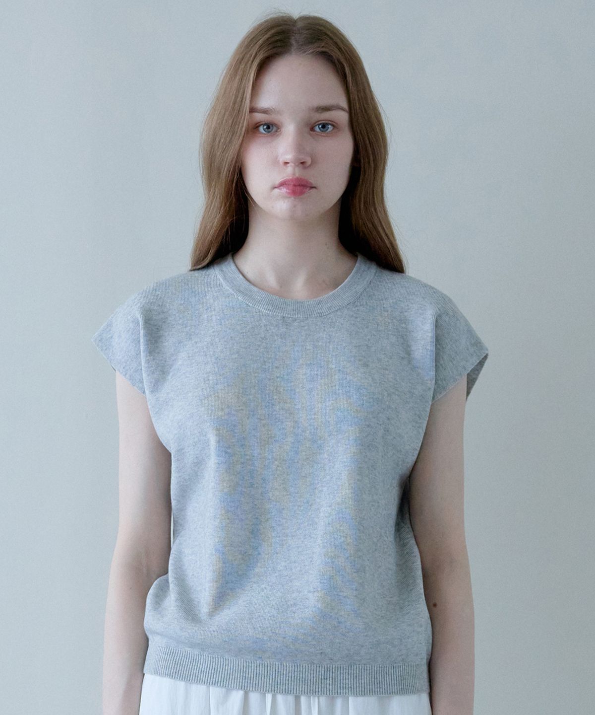 힐리오트(HEALIOTE) HEAL BASIC HALF KNIT_GREY