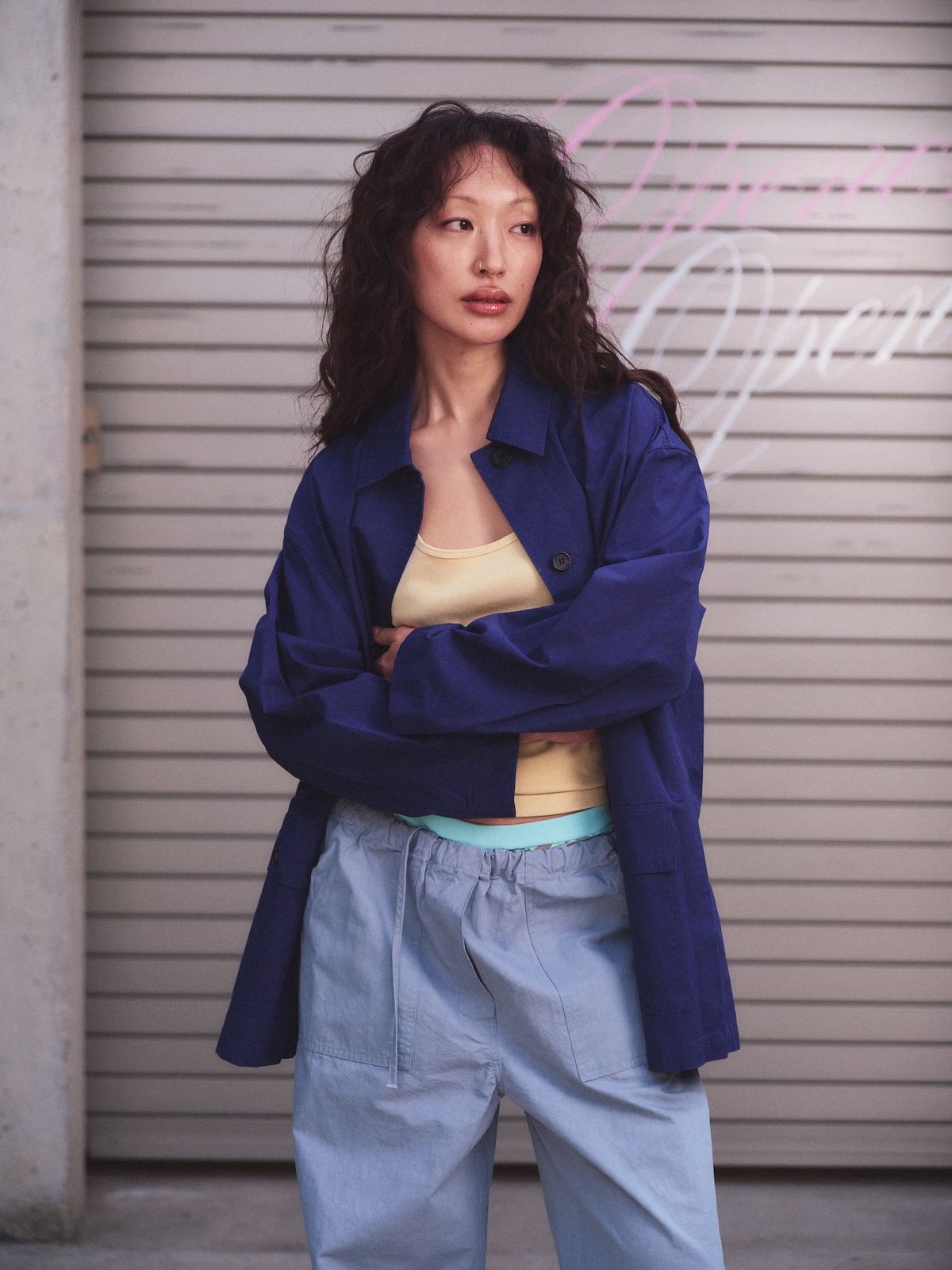 오프니스(OPENESS) Cotton Work Jacket - 2color