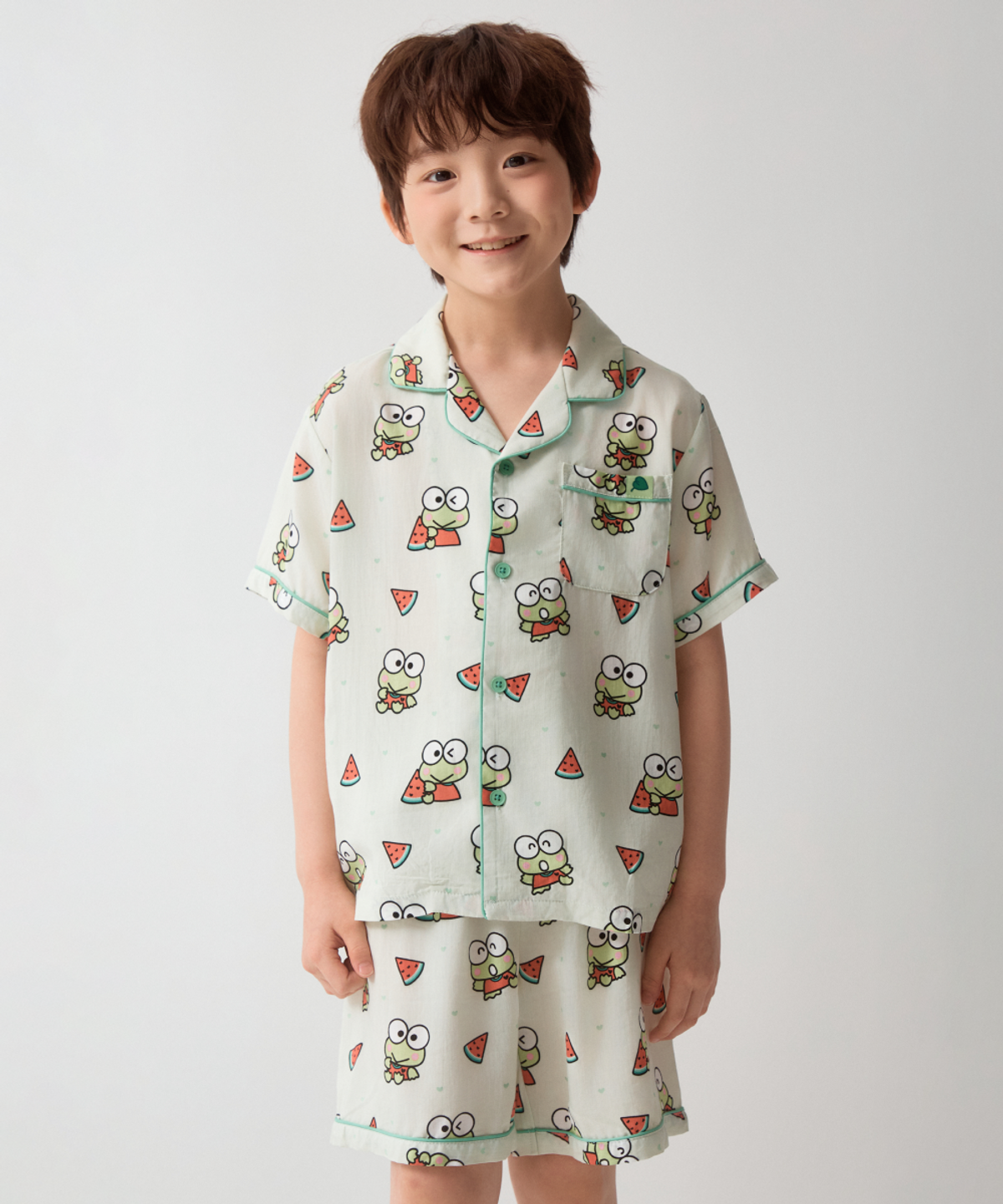 스파오 키즈(SPAO KIDS) [키즈] (산리오캐릭터즈) 반팔 파자마(GR)_SPPPG25KU1