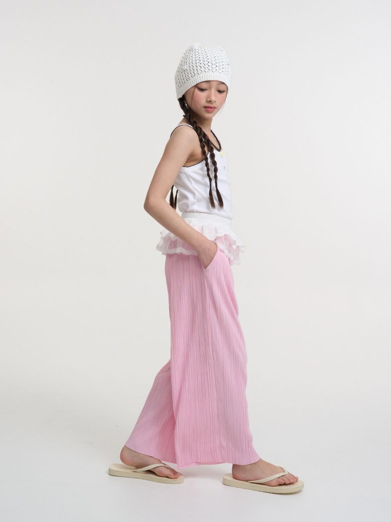 CANCAN PLEATED PANTS_PINK
