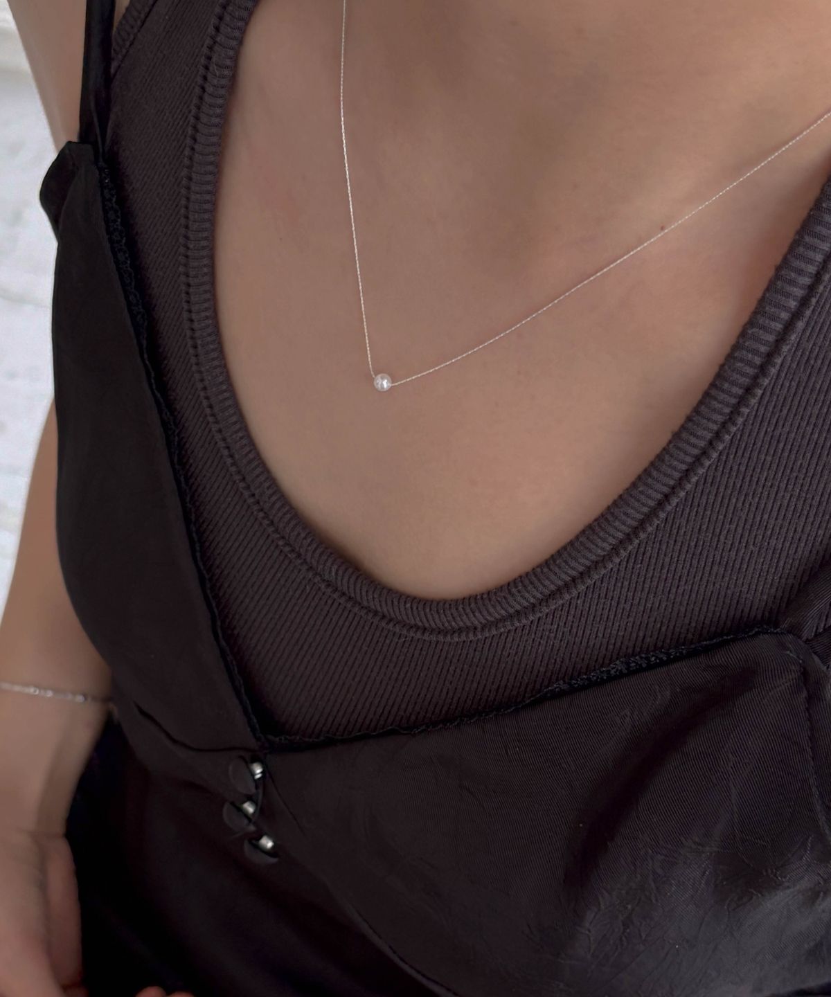 바라두(BARADU) 925 Fresh-water pearl necklace