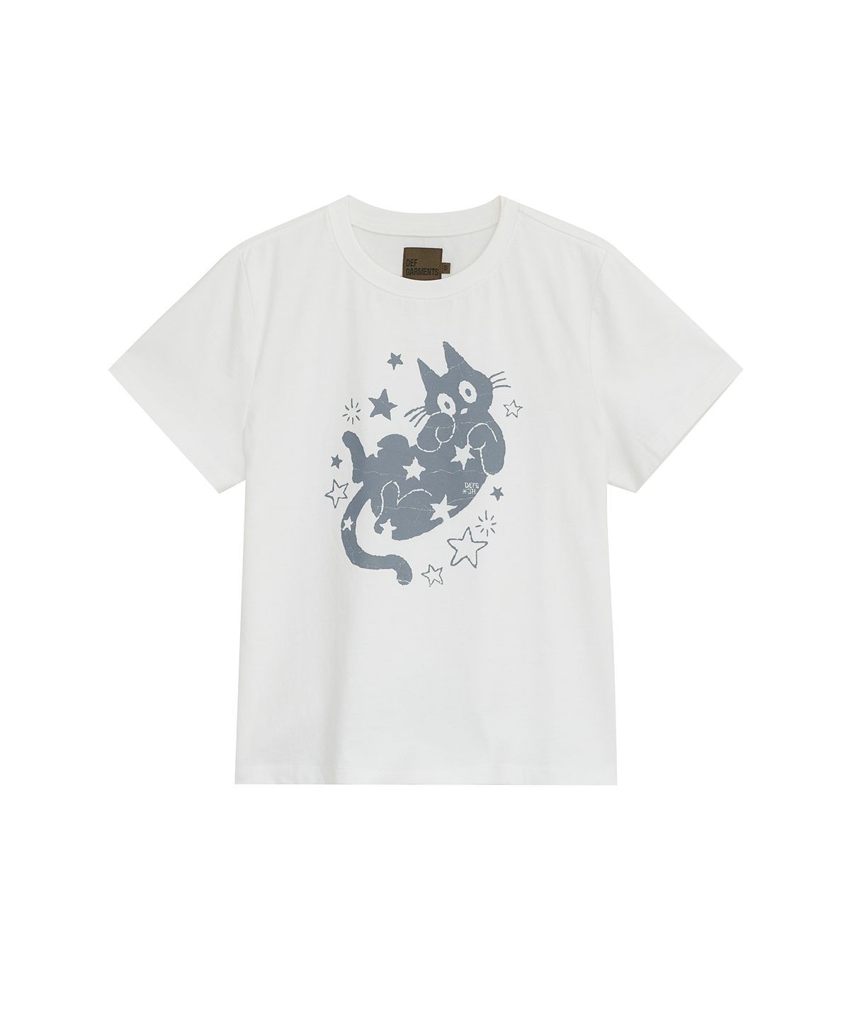 데프가먼츠(DEFGARMENTS) (DEFG X 나는진희) STAR DUST CAT T-SHIRTS [2COLOR]