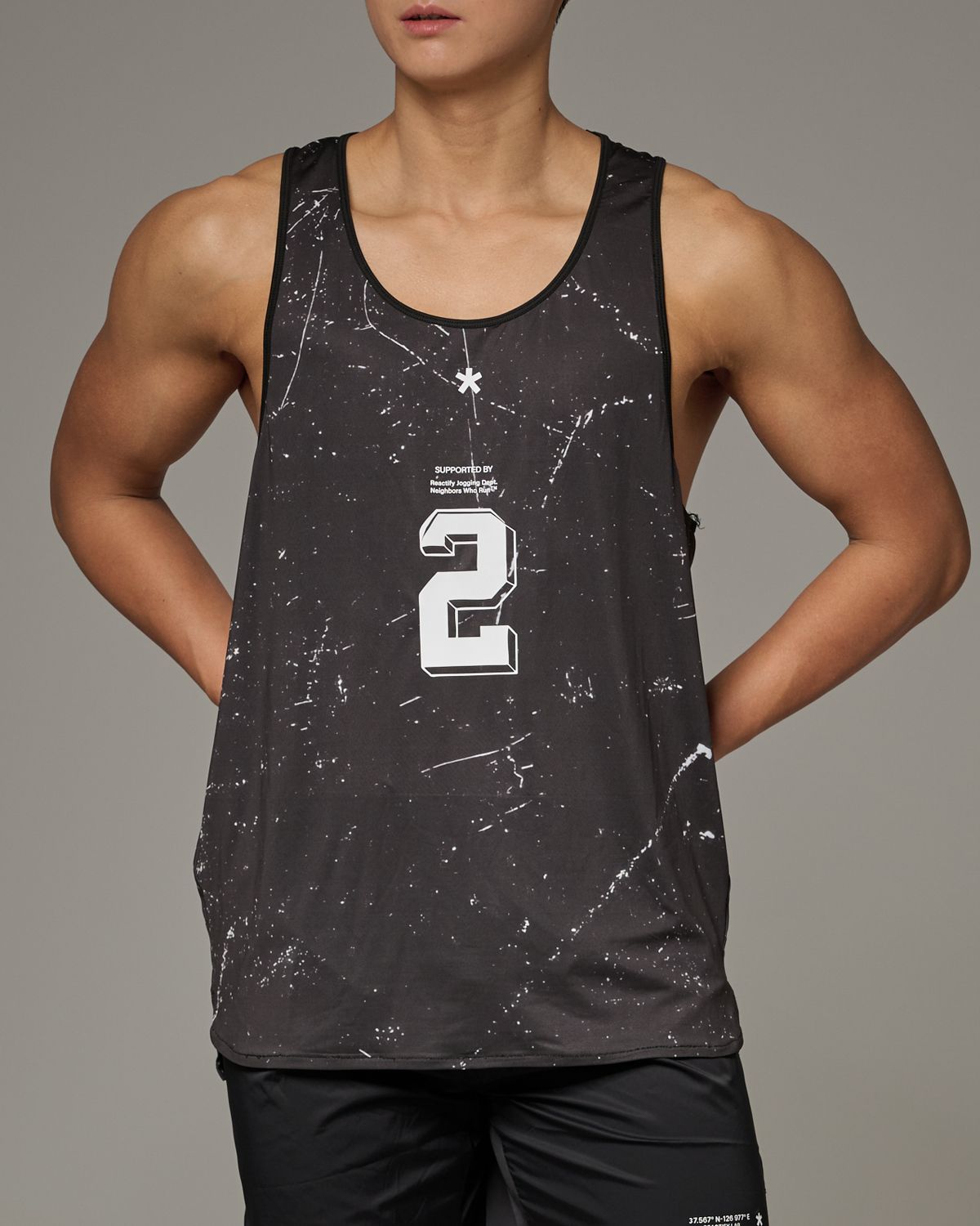 리액티파이(REACTIFY) Scratcher Singlet Black