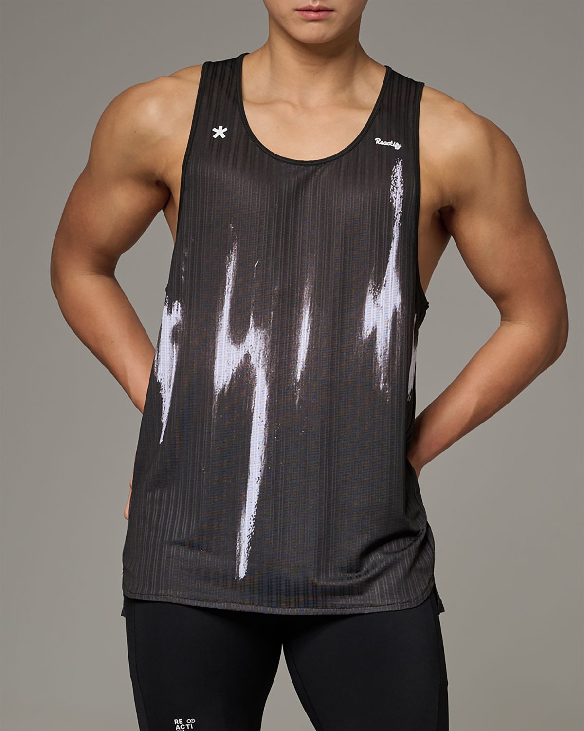 리액티파이(REACTIFY) Race Pulse Singlet Black