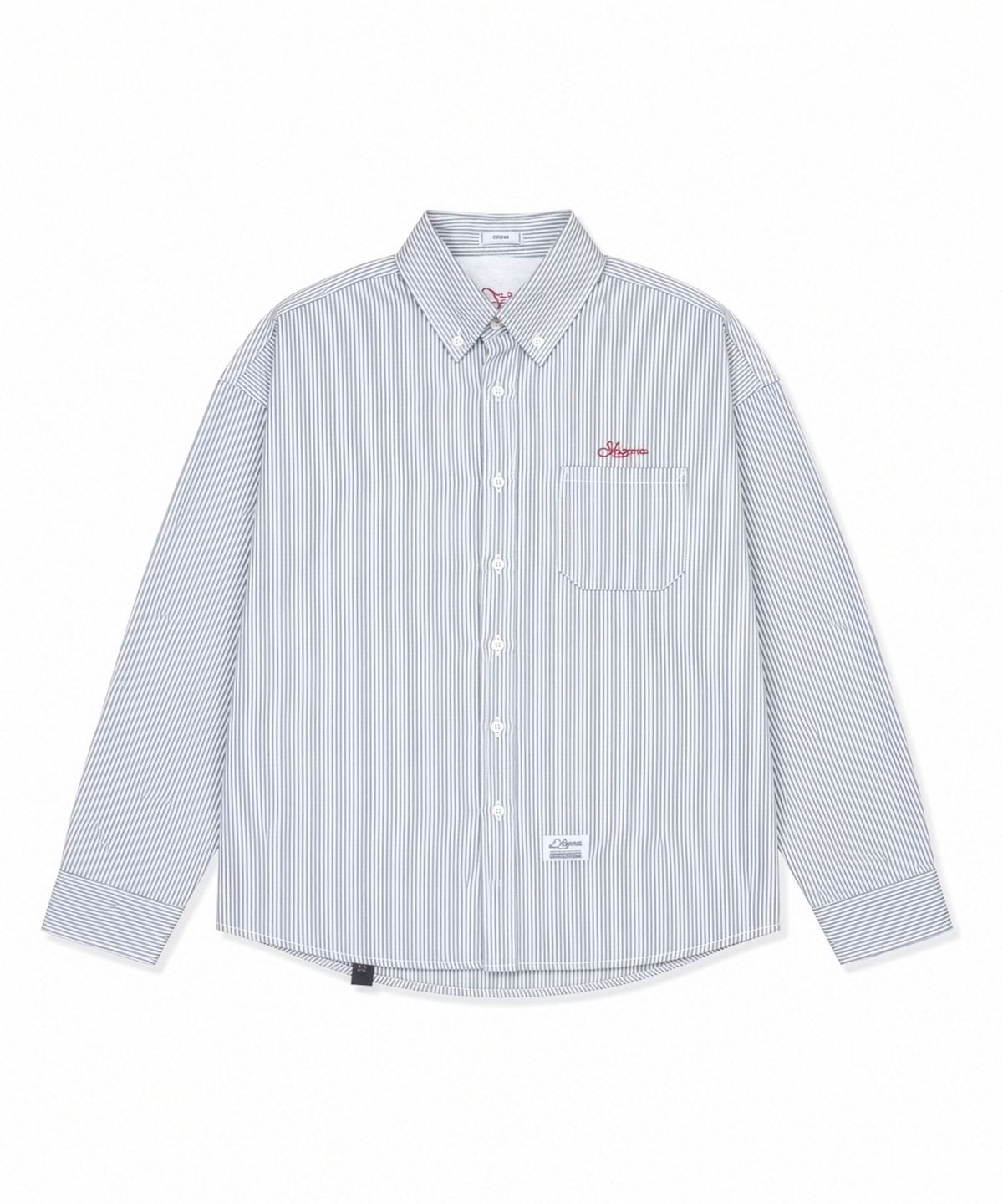 스티그마(STIGMA) OXFORD SHIRTS BLACK