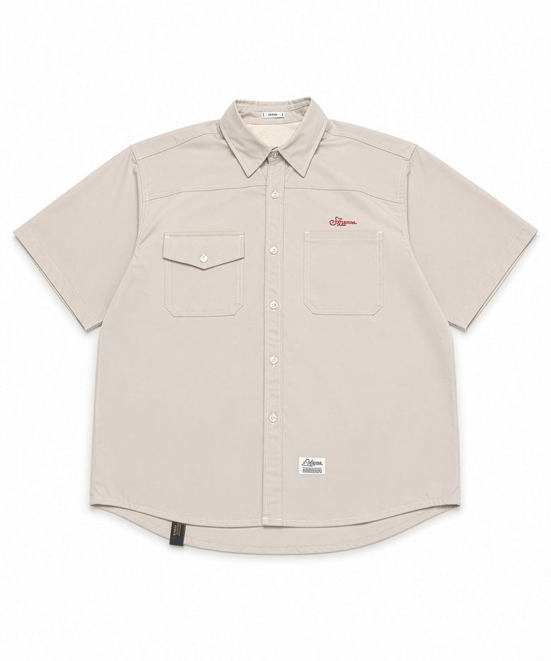 COOLMAX SHORT SLEEVES SHIRTS BEIGE