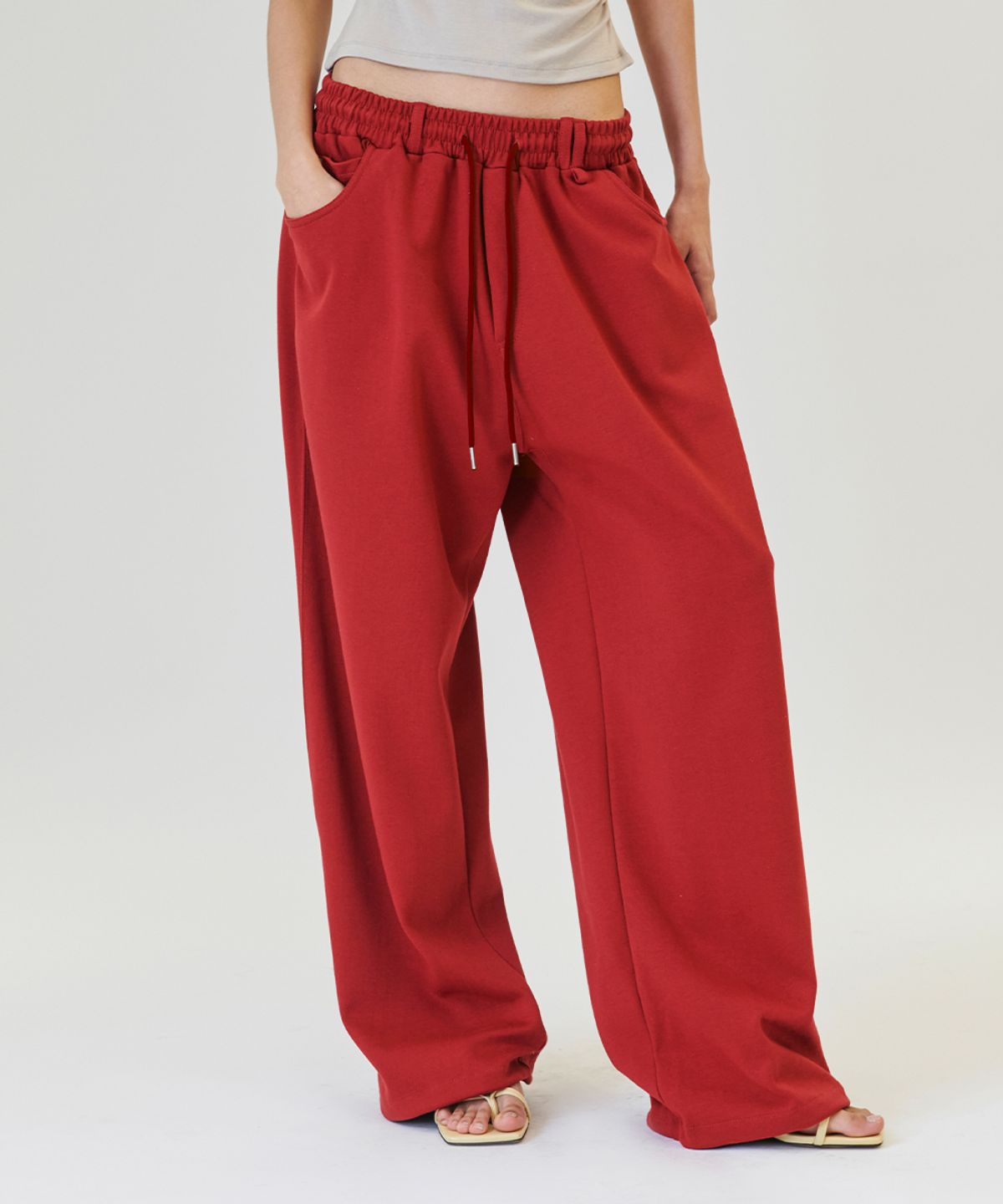 프로젝트 웨이브(PROJECT WAVE) Pinter Jogger Banding Pants [RED]