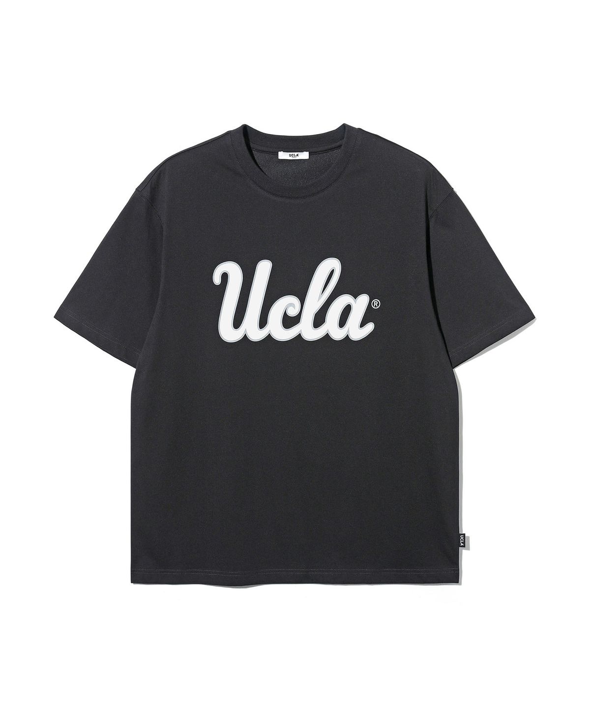 유씨엘에이(UCLA) 남녀공용 UCAL 스크리블 오버핏 티셔츠[BLACK](UC6STA7)